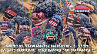 20 GRUP BERKUMPUL!!! BAWA BARONG DAN GERANDONG SERAM - Arak- Arakan Festival Benjang Kab. Bandung