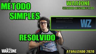 RESOLVIDO! ERRO WARZONE - MÉTODO SIMPLES (SERVIDOR DESCONECTADO)