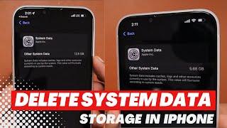 Delete iPhone System Data Storage  I AM SHOCKED!