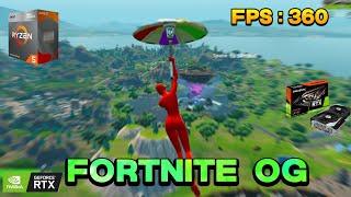 FORTNITE OG | RTX 3050 + RYZEN 5 5500 (Low MESH) | 1920x1080 | Performance Mode