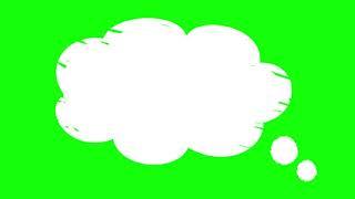 Top most Green Screen CLOUD MESSAGES Bubble Animation | FREE | Youtubers |