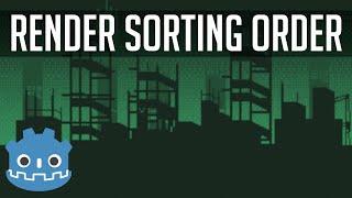 How to Sort 2D Sprite Rendering Order  ~ Godot Tutorial