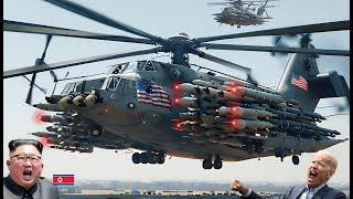 1 minute ago! Deadliest US Armed Helicopter Destroys Korean and Russian Armored Convoy