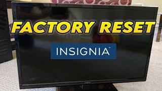 How to Factory Reset Insignia TV to Restore to Factory Settings