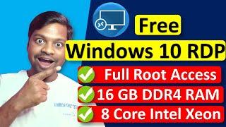 Free Windows 10 RDP Setup with Full Root Access (2024)