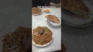 Tajik national cuisine plov  Khujand Tajikistan 