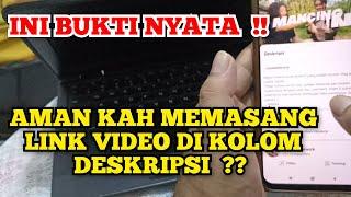 AMANKAH MEMASANG LINK VIDEO DI KOLOM DESKRIPSI KONTEN YOUTUBE  ? #oplosvideo