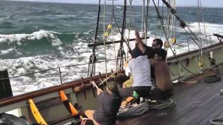 Sailing the Pride of Baltimore II