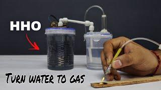 Making a simple hydrogen generator from scratch | water into fuel converter