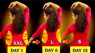 1-Minute Easy Exercises To Lose SIDE FAT & BELLY FAT For Beginners | Slim Waist In 12 Days