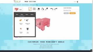 Using Tynker's Item, Block, and Mob Editors
