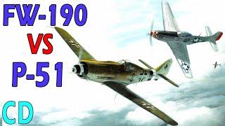 Focke-Wulf FW-190 vs P-51 Mustang - Which was better?