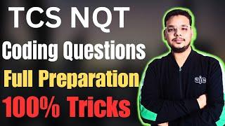 TCS NQT 2024 | TCS NQT Coding Questions  | TCS NQT 2024 Preparation | How to Prepare TCS Coding