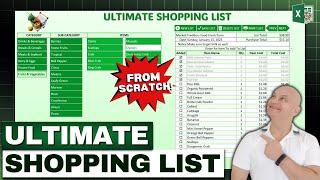 The Shopping List Hack In Excel Changes Everything + FREE DOWNLOAD