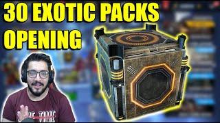 Modern Combat 5 - Opening 30 EXOTIC PACKS (Trying to get CAMOS)