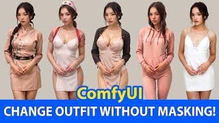 ComfyUI - Outfit To Outfit ControlNet Model