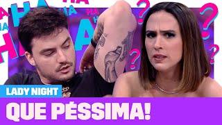 Tatá Werneck dá título de PIOR TATUAGEM pra Felipe Neto  | Lady Night | Humor Multishow