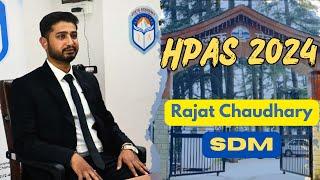 HPAS RESULT (SDM) RAJAT CHAUDHARY MOCK INTERVIEW #joktaacademy #hpnews #dharamshala #kangra #live