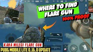 Flare Gun in Pubg Mobile Lite New update | Where to find Flare in 0.16.0 Pubg Mobile Lite Update