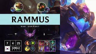 Rammus Support vs Nautilus - KR Master Patch 14.12