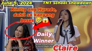 June 5, 2024, TNT school showdown, Daily Winner,.... Kinilig ang Hurado  #tawagngtanghalan