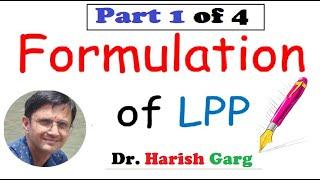 Formulation of LPP - Part 1