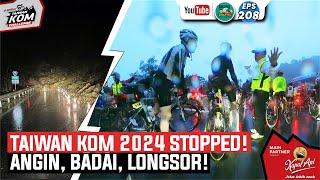 Race Day Taiwan KOM 2024 Dihentikan Badai dan Longsor!