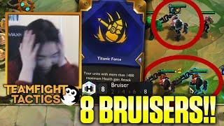 TITANIC FORCE TRUNDLE CARRY IS BROKEN - 8 BRUISERS | Hafu TFT