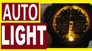 How to turn ON/OFF auto light G-Shock GA-100 Casio 5081 module