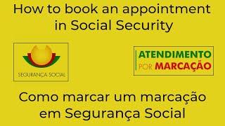 How to book an appointment in Social Security [ Explained in English | HD ]