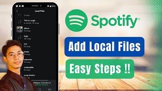 How to Add Local Files to Spotify iPhone !