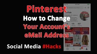 Pinterest How to Change Email Address Pinterest Account