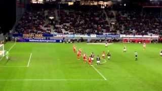 SC Freiburg - VfB Stuttgart 1:3 Alexandru Maxim Freistoß (10.11.2013) Mage Solar Stadion