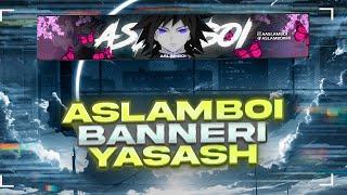 ASLAMBOI PUBGM KANALINI BANNERINI YASASH