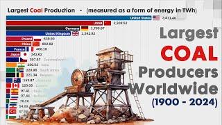 largest COAL PRODUCERS WORLWIDE by country | Data from EMBER 2024