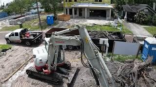 Takeuchi TB290 Tree Stump Removal in the Bay Area