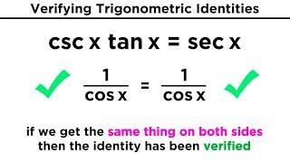 Verifying Trigonometric Identities