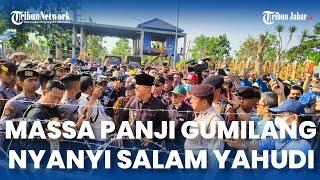 MEMANAS, Massa Panji Gumilang Nyanyikan Salam Yahudi Saat Di Demo Di Ponpes Al Zaytun