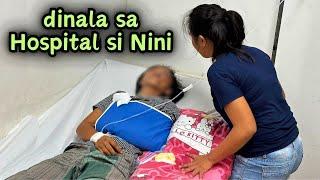 Dinala namin si Nini sa Hospital dahil sa tama nya sa Ulo