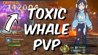 TOXIC Whale PVP - Level 80 Engineer Dominates Global Legend PVP - Ni No Kuni Cross Worlds