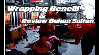 Review bahan sticker terbaru 2020 dan Wrapping Stiker Motobi Binelli 200 Satinisme