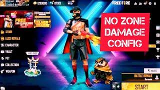 No Zone Damage Config File Free Fire  | Unlimited Health In Free Fire | 100%Working | rd insaan 