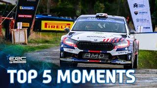 Top 5 Moments | ERC Rally Silesia 2024