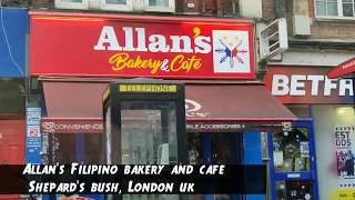 Allan's Cafe Filipino Bakery in Shepherd’s Bush Green - London UK