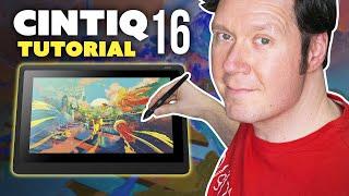 How to Setup Wacom CINTIQ 16 - Tutorial