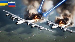 10 Minutes Ago Shocked the World! 7 RUSSIAN Bombers Burned While Crossing the Border!