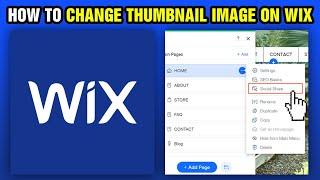 How To Change Thumbnail Image On Wix (2025)