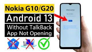 Nokia G10/ G20 Android 13 FRP Bypass (Without Talkback) No Need PC New Tricks 2023