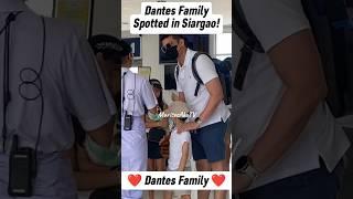 OMG! DANTES FAMILY SPOTTED SA SIARGAO ISLAND!️ #marianrivera #dingdongdantes #shorts