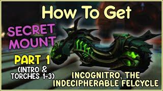 Felcycle Puzzle PART 1 (Peculiar Key & Torch 1-3) How to get Secret Mount! TWW